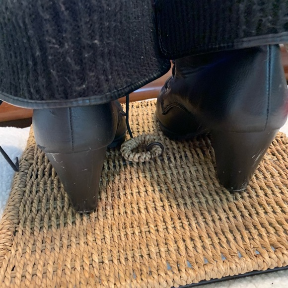 Rue 21 Sweater Top Combat Heel Boots - Picture 5 of 5